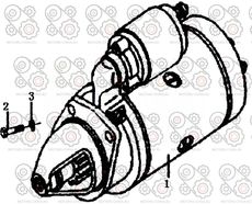 Starter motor 13031962