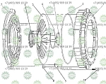 driven disc assembly